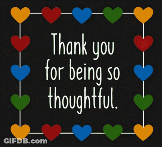 Heart-Warming Thank You Very Much Message GIF