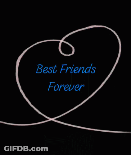 Heart With Best Friends Forever GIF