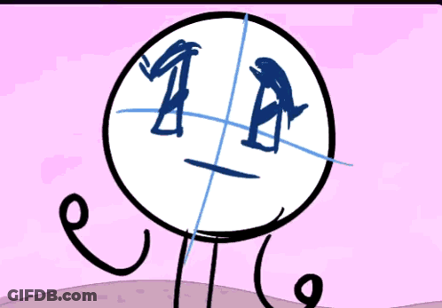 Heart With Face And Target GIF
