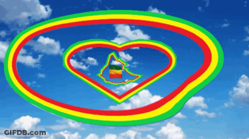 Heart With Flag GIF
