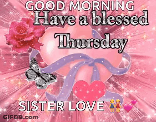Heart With Good Morning Sister Love GIF