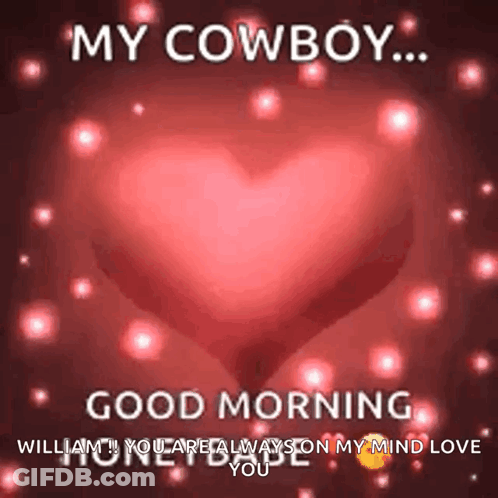 Heart With Good Morning William Love GIF