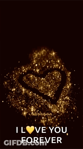 Heart With I Love You Forever GIF