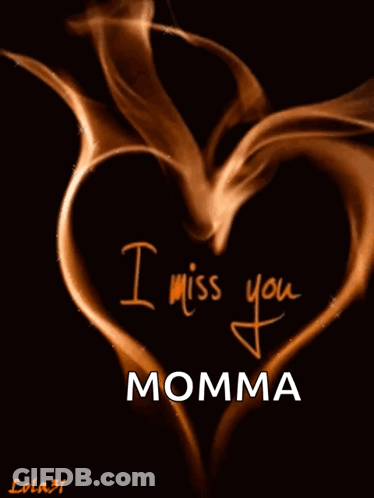 Heart With I Miss You Momma GIF