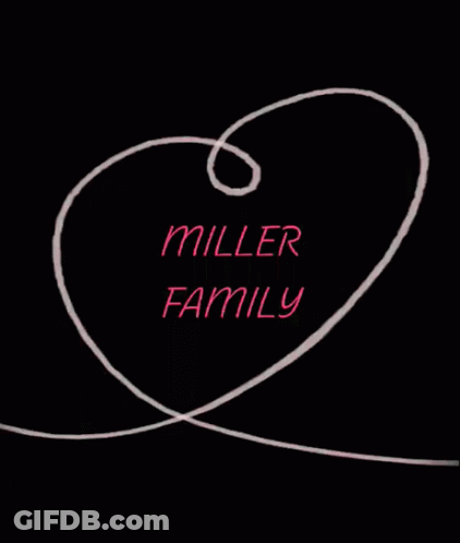 Heart With Miller Family GIF