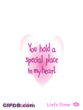 Heart With Pink Roses You Hold Special Place My Heart GIF
