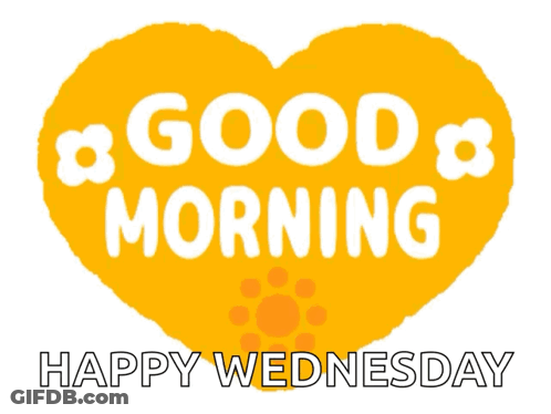 Heart With Smiling Sun Happy Wednesday GIF