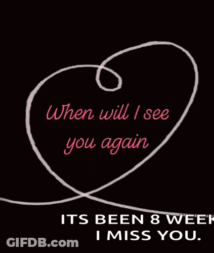 Heart With When Will I See You Again GIF