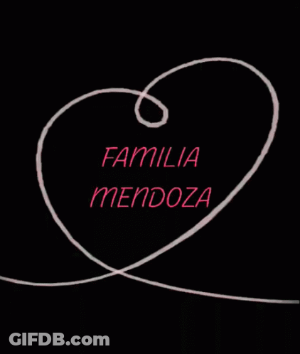 Heart With Words Familia Mendoza GIF