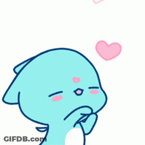 Heart You Flying Kisses GIF