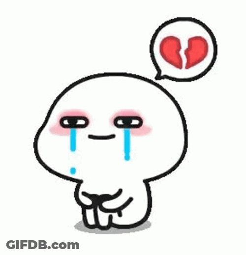 Heartbroken Crying Cartoon GIF