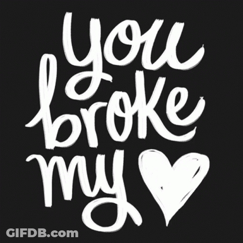 Heartbroken Heart Break GIF