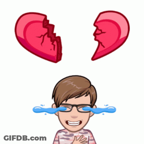 Heartbroken Heart Cartoon GIF