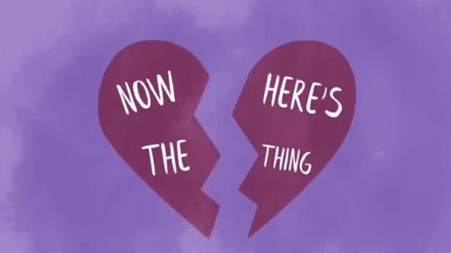 Heartbroken Heart Notes GIF