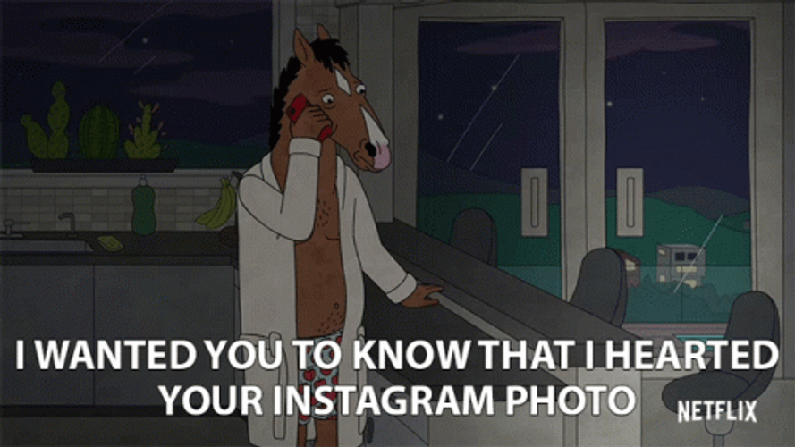 Hearted Your Instagram Photo GIF