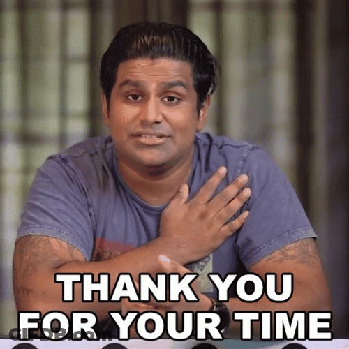 Heartfelt Thank You For Your Time GIF