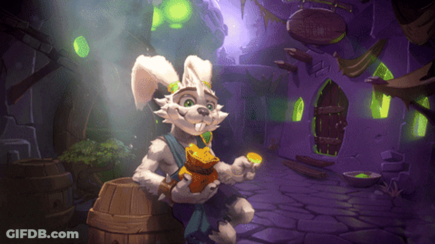 Hearthstone Heroes Coin Flip GIF