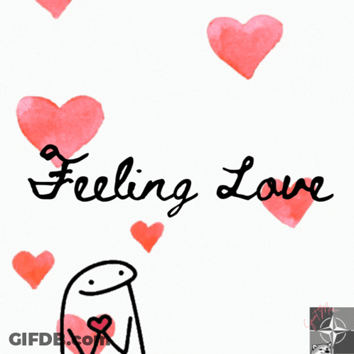 Hearts Drawing With Feeling Love GIF