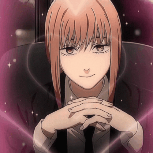 Hearts Filter Makima GIF