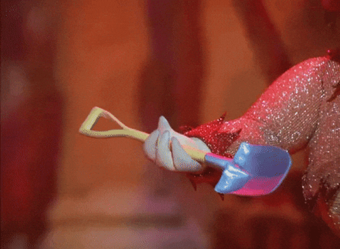 Heat Miser Melting Shovel Year Without Santa Claus GIF