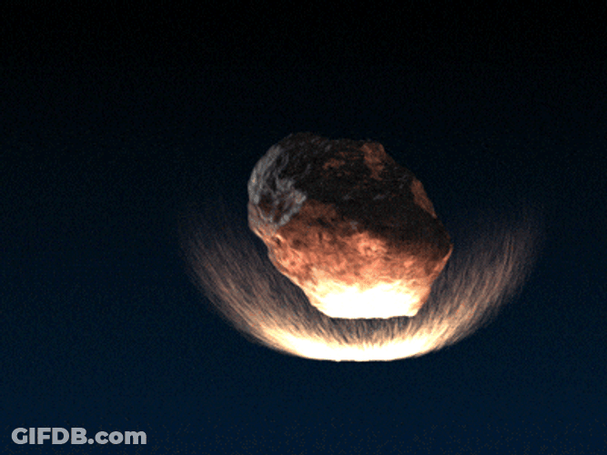 Heat Shield Asteroid GIF