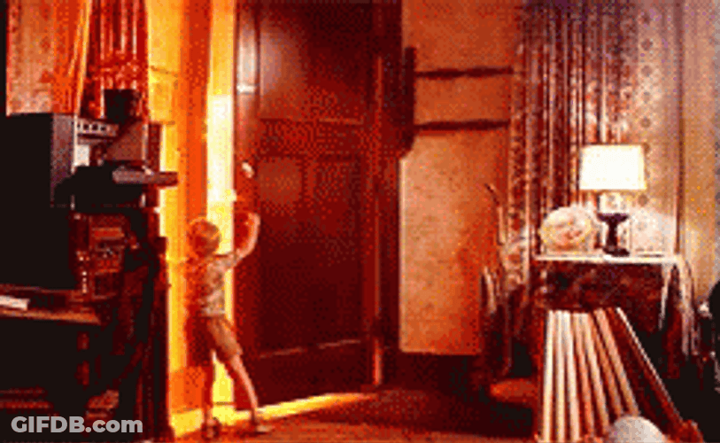 Heat Summer Kid Opening Door GIF