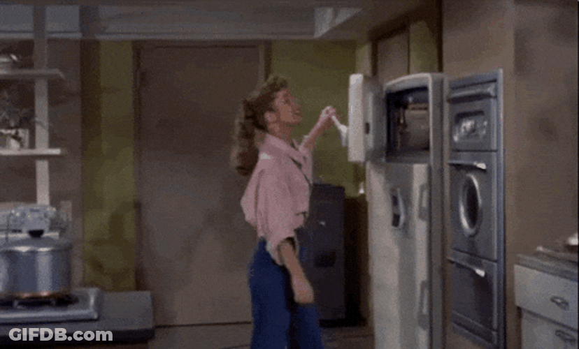 Heat Wave Debbie Reynolds Cooling In Freezer GIF