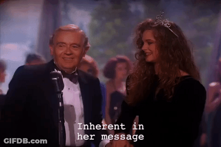 Heather Graham Inherent In Her Message GIF