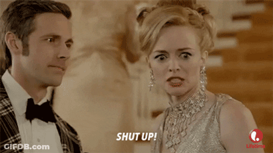 Heather Graham Shut Up GIF