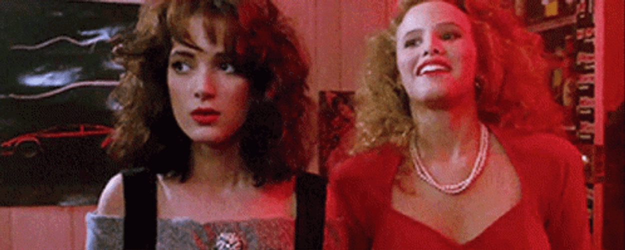 Heathers Chandler And Veronica Sawyer GIF