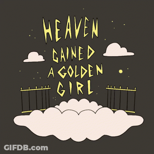 Heaven Gained Golden Girl Yellow GIF