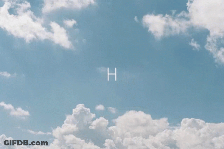 Heaven Is My Home Animated Text GIF