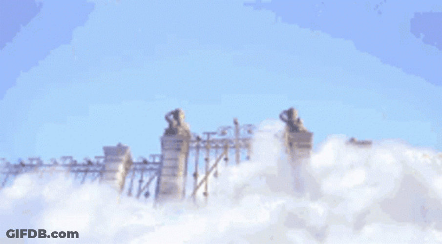 Heaven Opening The Gate Animation GIF