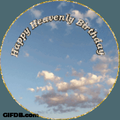 Heavenly Birthday Sticker GIF