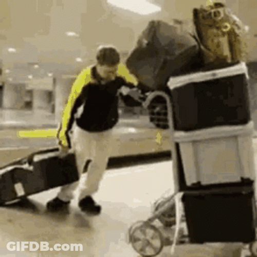 Heavy Bag Packing GIF