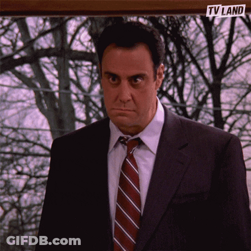 Heavy Breathing Angry Face Brad Garrett GIF