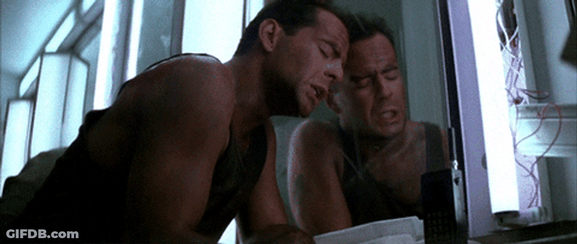 Heavy Breathing Bruce Willis GIF