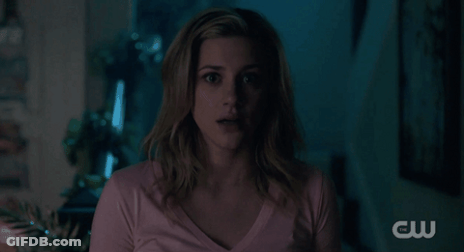 Heavy Breathing Scared Betty Riverdale GIF