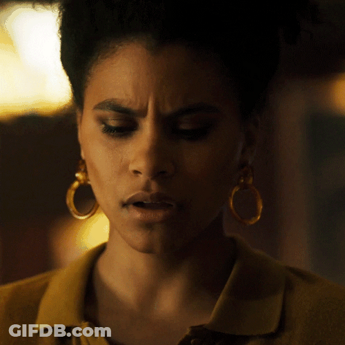 Heavy Breathing Zazie Beetz GIF