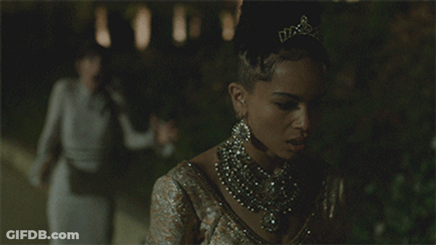 Heavy Breathing Zoe Kravitz GIF
