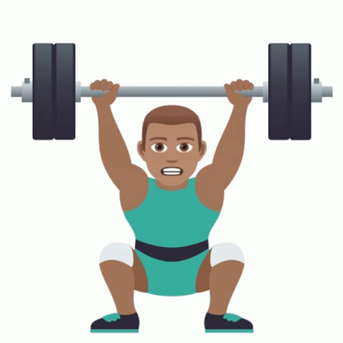 Heavy Weightlifting For A Good Morning Exercise GIF