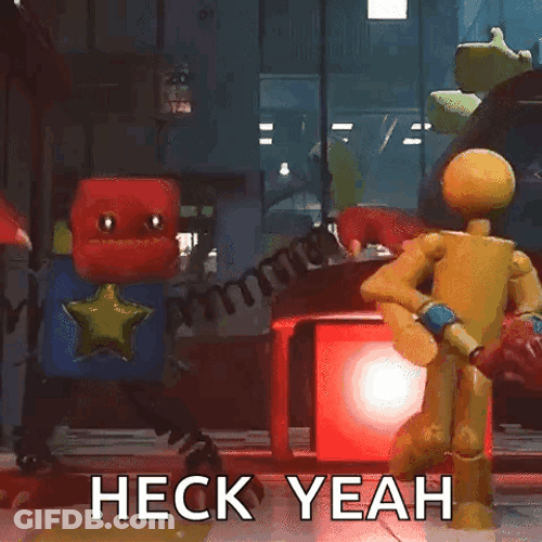 Heck Yeah Dancing Robots GIF