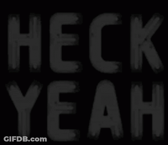 Heck Yeah Golden LED Lights GIF