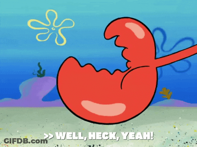 Heck Yeah Mr. Crabs Claws Getting Money GIF
