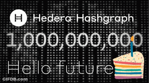 Hedera Hashgraph Hello Future Sign GIF
