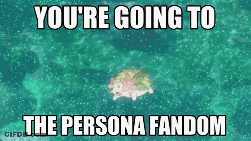 Hedgehog You're Going To The Persona Fandom GIF