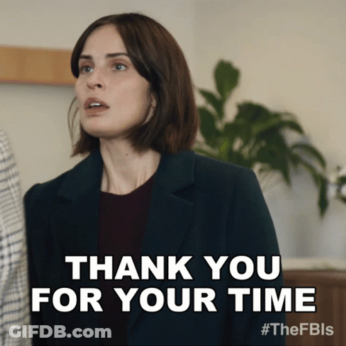 Heida Reed Thank You For Your Time GIF