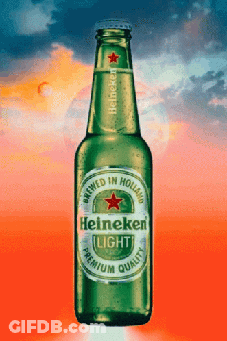 Heineken Light Bottle Brewed In Holland GIF