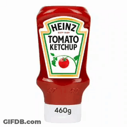 Heinz Ketchup Dropping GIF