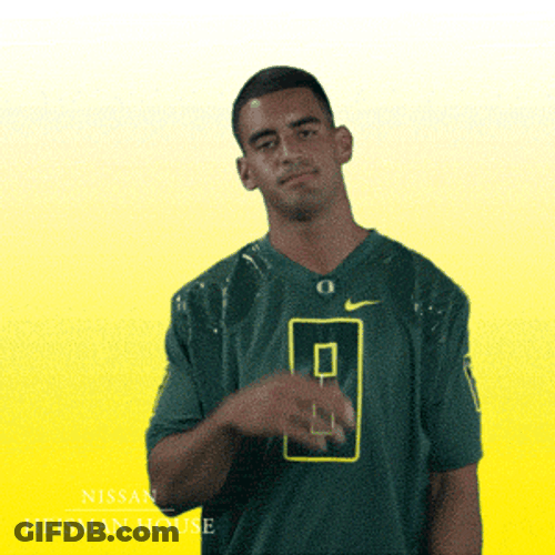 Heisman House Marcus Mariota Cut Throat GIF